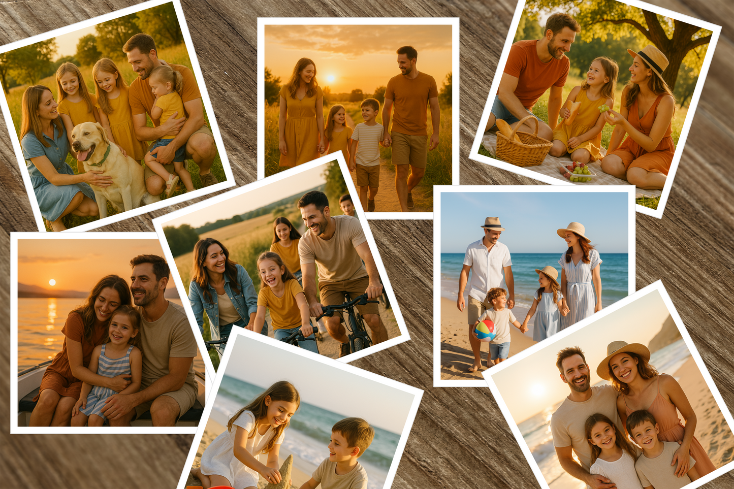 8x Personalisierte Magnete 7x7cm