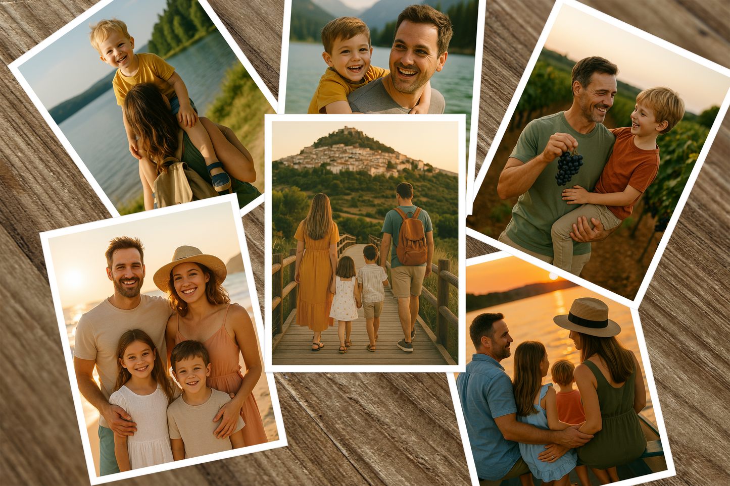 6x Personalisierte Fotomagnete 7x9cm