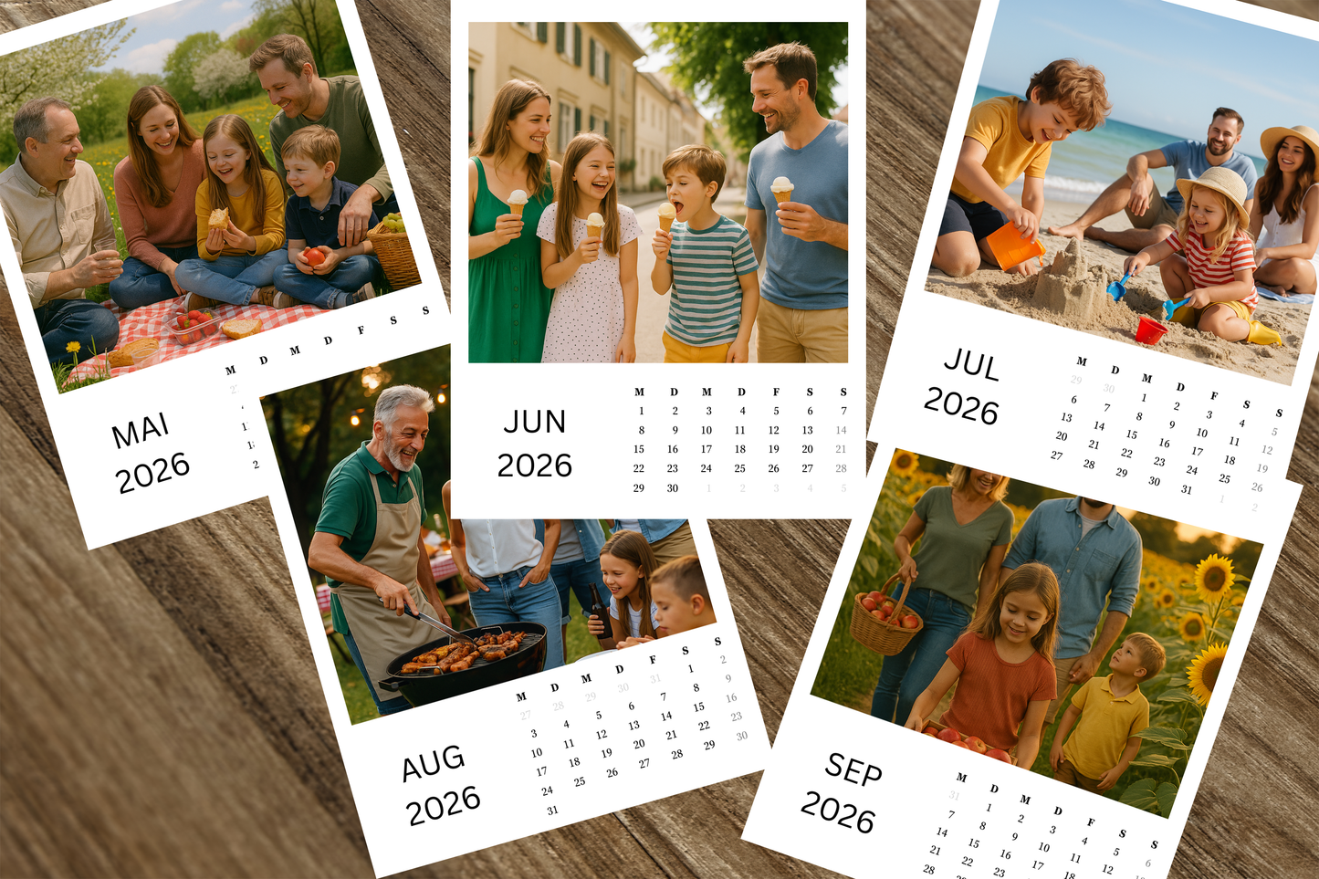 Personalisierter Magnetkalender 2026