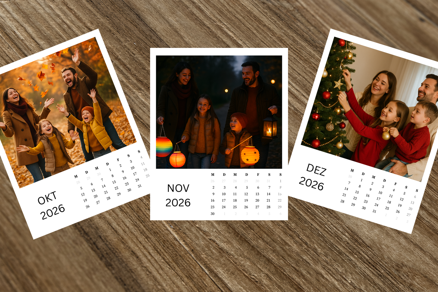 Personalisierter Magnetkalender 2026