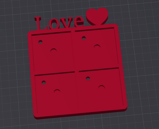 Magnetischer Bilderrahmen "Love" für 4x/50x50mm Magneten